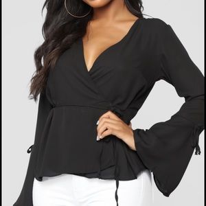 Fashion nova Wrap top
